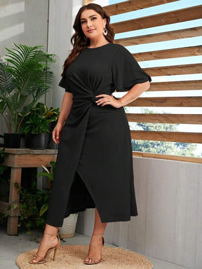 Vestido Torção Plus Size - Loretta