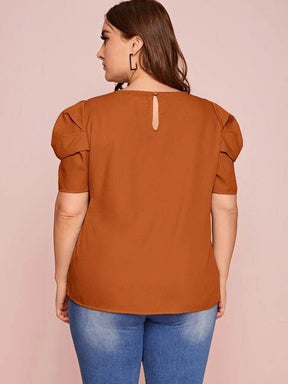 Camisa Classica De Manga Bufante Plus Size - tassiniSKU_1713498789147_746tassinitassini1713498789147/160Camisa Classica De Manga CastanhoGcamisetas plus size feminina, camisas femininas plus size, camiseta social, camiseta básica feminina plus size, blusa manga curta plus size, camisa feminina plus, camisa feminina plus size manga curta, camiseta de manga longa,